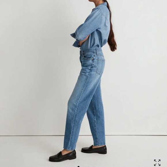 Madewell The Slouchy Boyjean in Rosewell Wash women’s jeans size 31. - Picture 3 of 7
